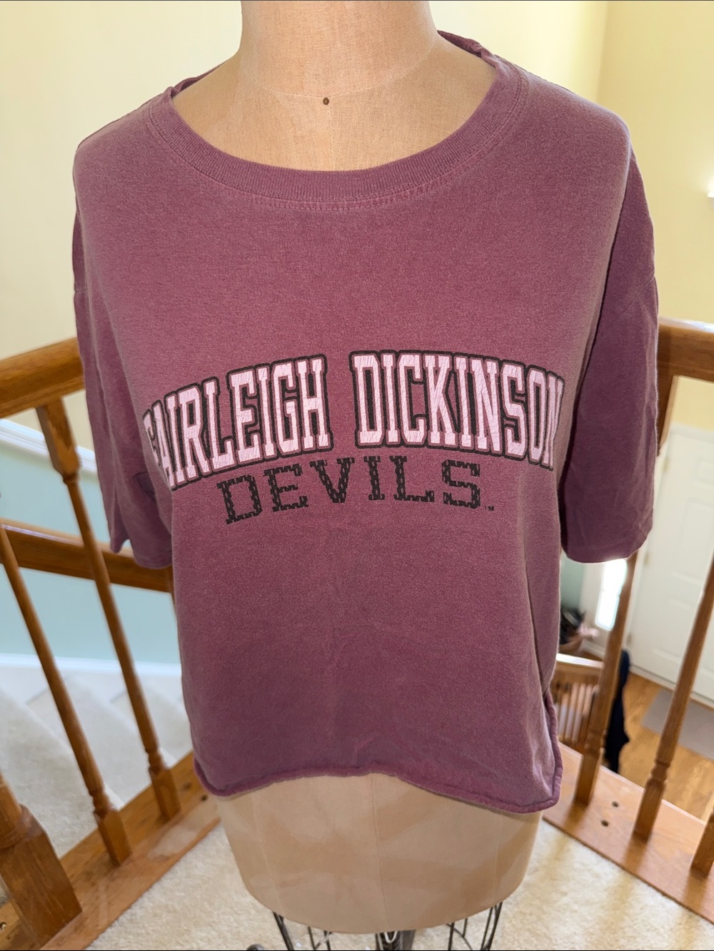 Devils Mauve Short Sleeve Crew Tee